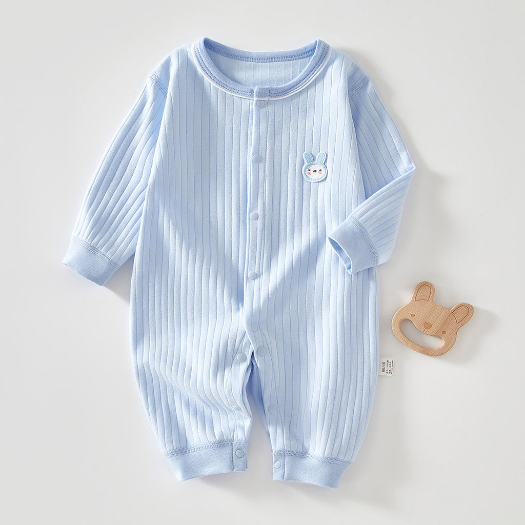 Pure coton désossé manches longues Baby Onesie