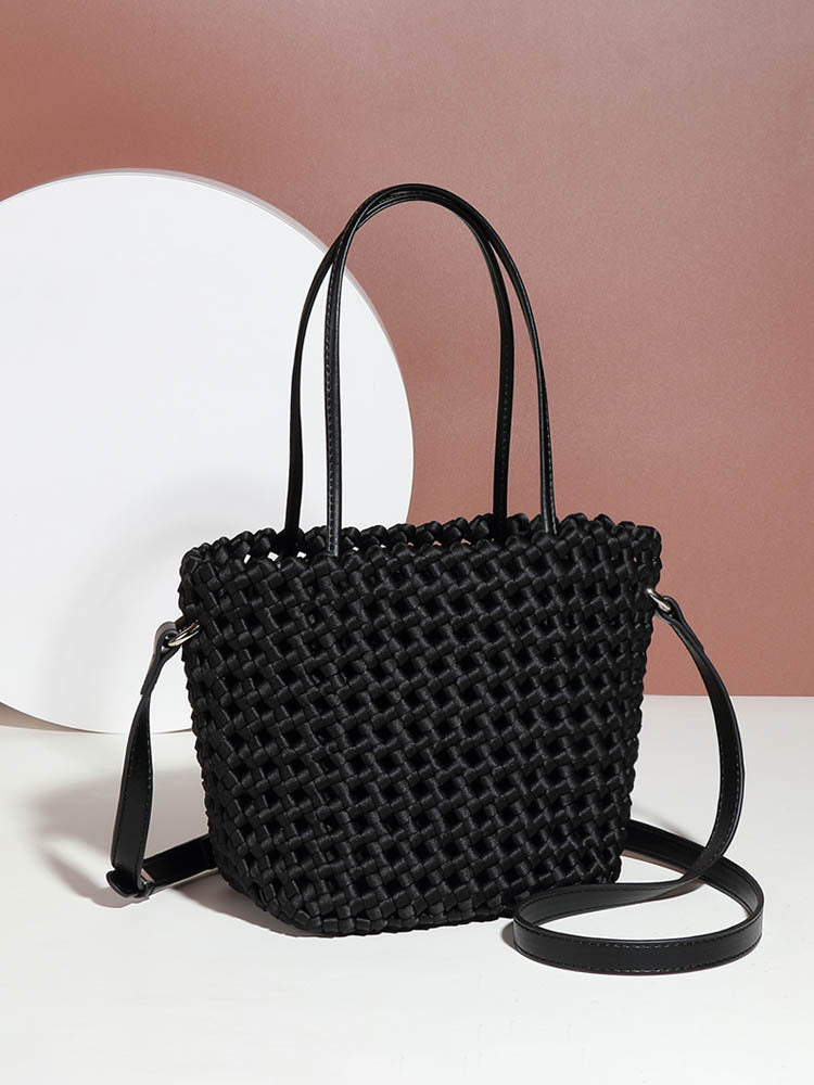Style d'été Panier de légumes tissés Fashionable élégant sac à main Design de texture mode