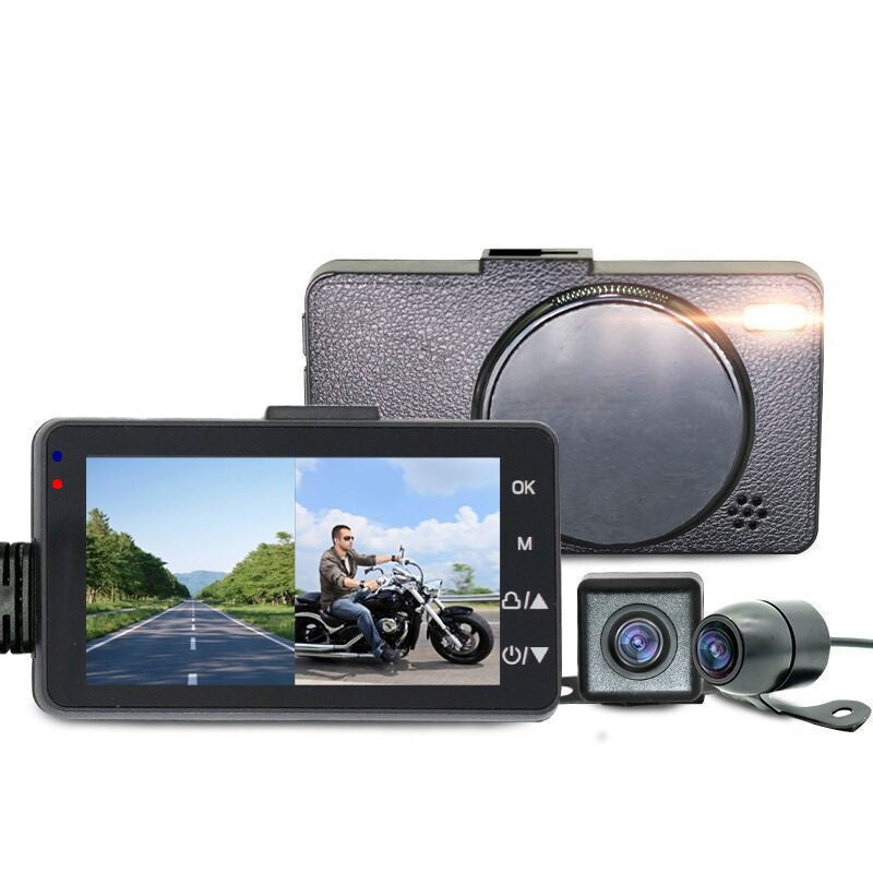 Haute définition 720P double-type étanche moto Dash Cam