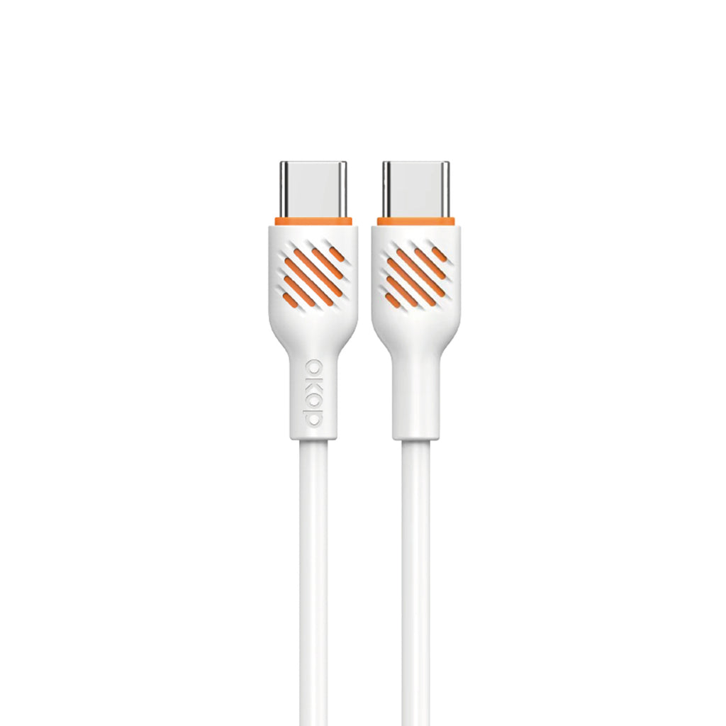KP-317 Câble de données à charge rapide 65W Câble de recharge de téléphone portable épais compatible avec