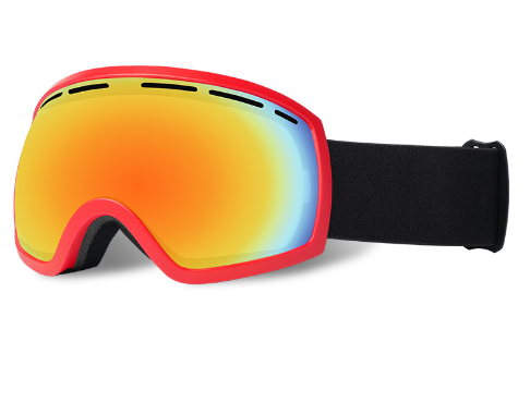 Grandes lunettes de ski sphériques Gants nuit anti-fog polyvalent