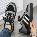 Chaussures de skate à rayures tendance pour hommes Best-seller