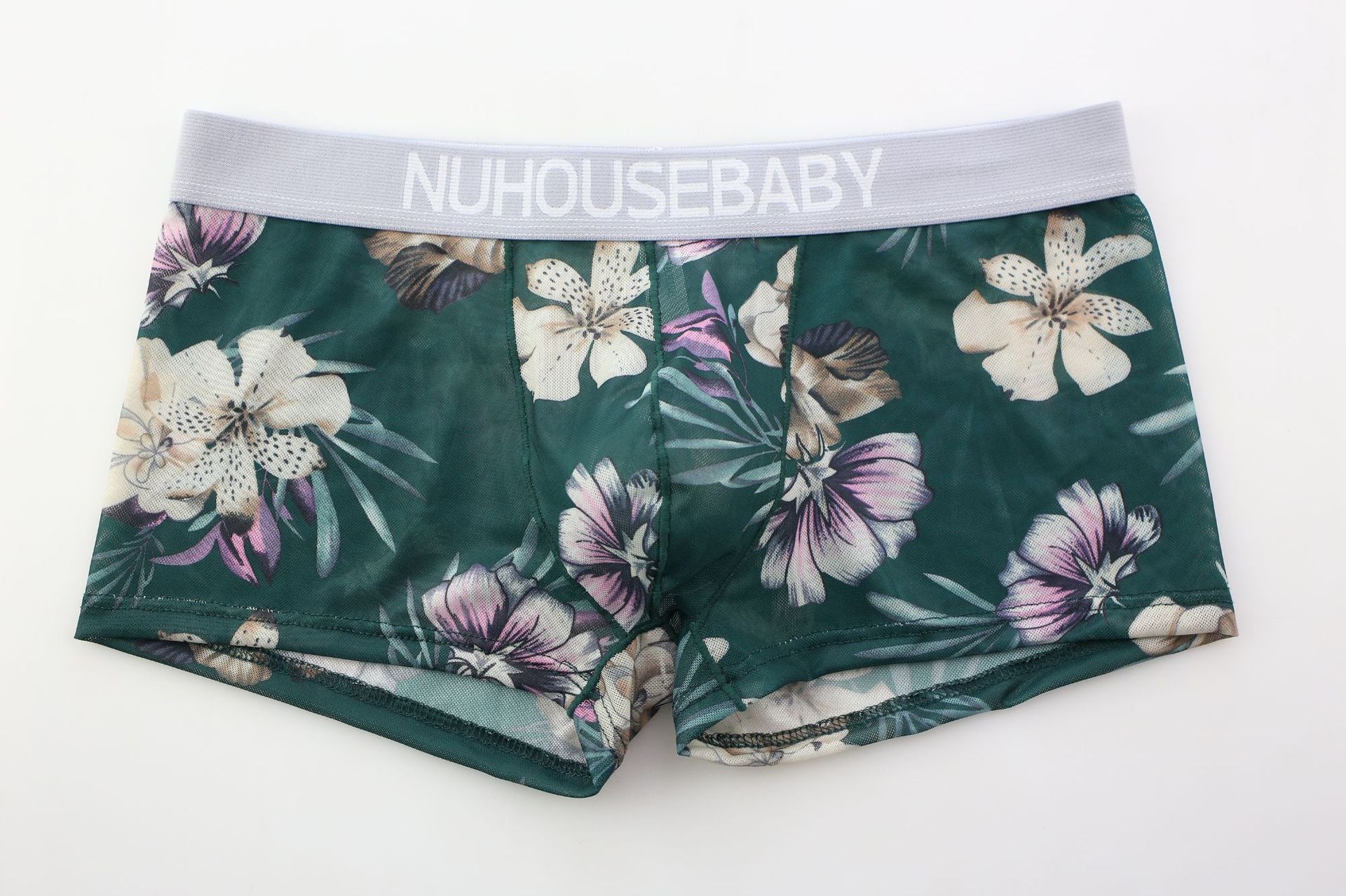 Sous-vêtements Hommes Sexy Boxer Personnalité Mesh Imprimé Short