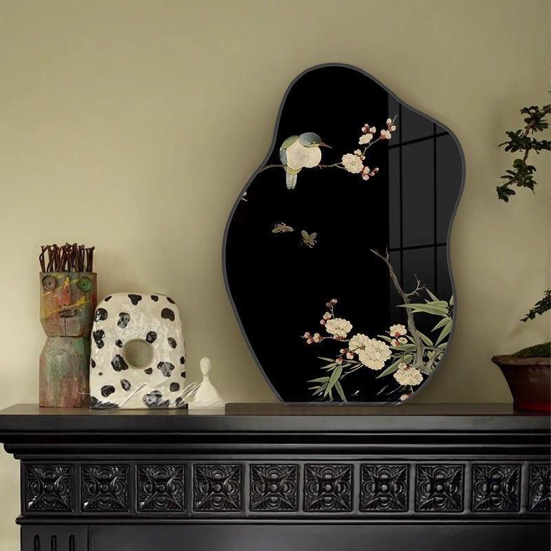 Mode médiéval Early-spring Auspicious Bureau Peinture Salon TV Cabinet Petit Ornam
