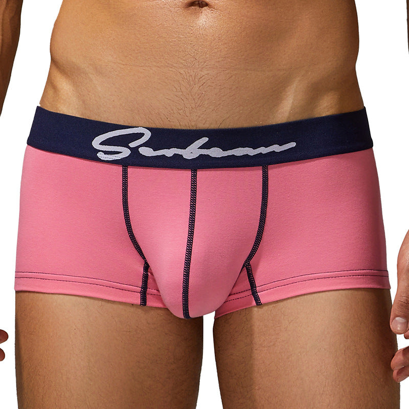 Slips de Boxer taille moyenne à taille basse pour hommes