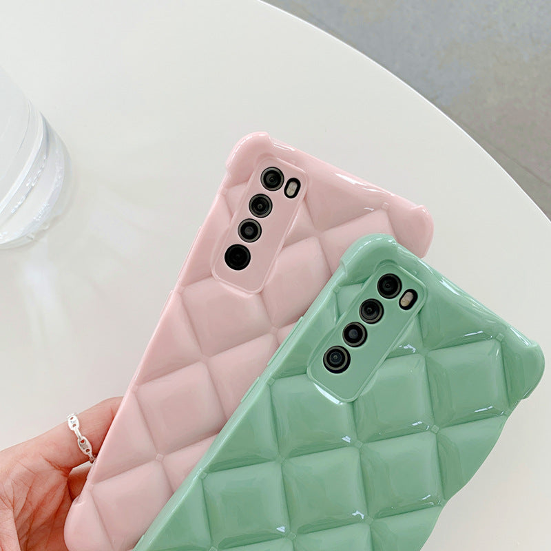 Boîtier de téléphone cellulaire diamant de silicone