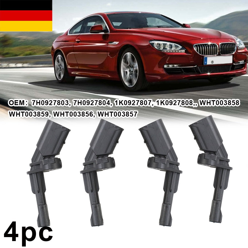4x Capteurs de vitesse de roue ABS avant et arrière pour VW Golf 5