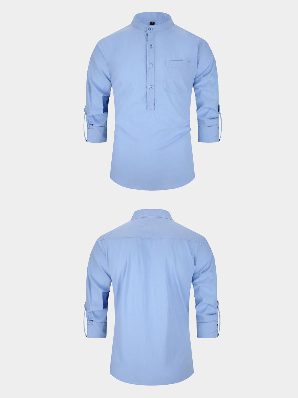 Homme S 100 Cotton Mid Sleeve Chemise construite pour l'homme extérieur