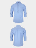 Homme S 100 Cotton Mid Sleeve Chemise construite pour l'homme extérieur