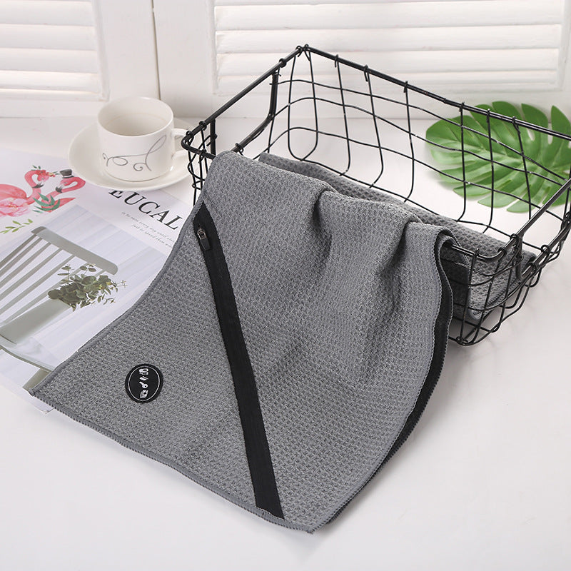 Microfibre ananas Zipper Sport serviette extérieur