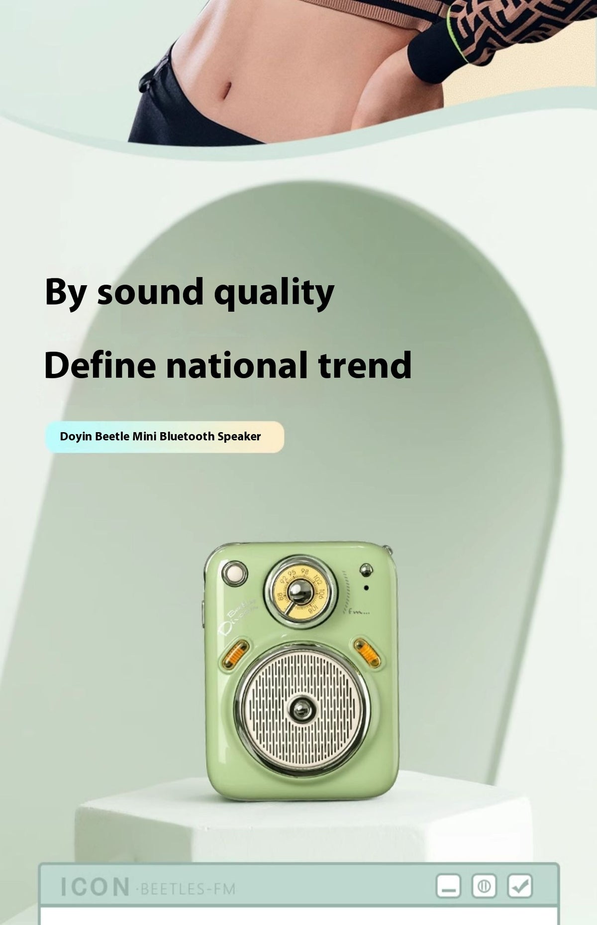 Radio audio portable mini Bluetooth