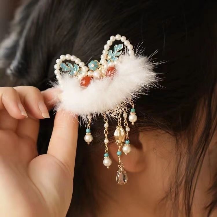Xingshi Tassel Hairpin Daily Accessoires Red Mute