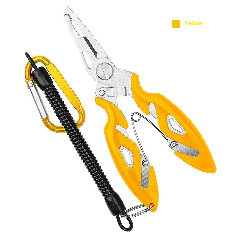 Coupe-câbles en acier inoxydable Courbé Lure Outils d'ouverture de la bague de sécurité Lure Accessoires