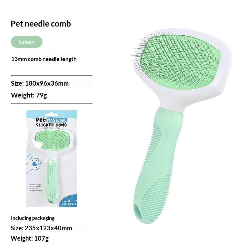Démanchement de chat et démêlant peigne chien de toilettage et outil de nettoyage