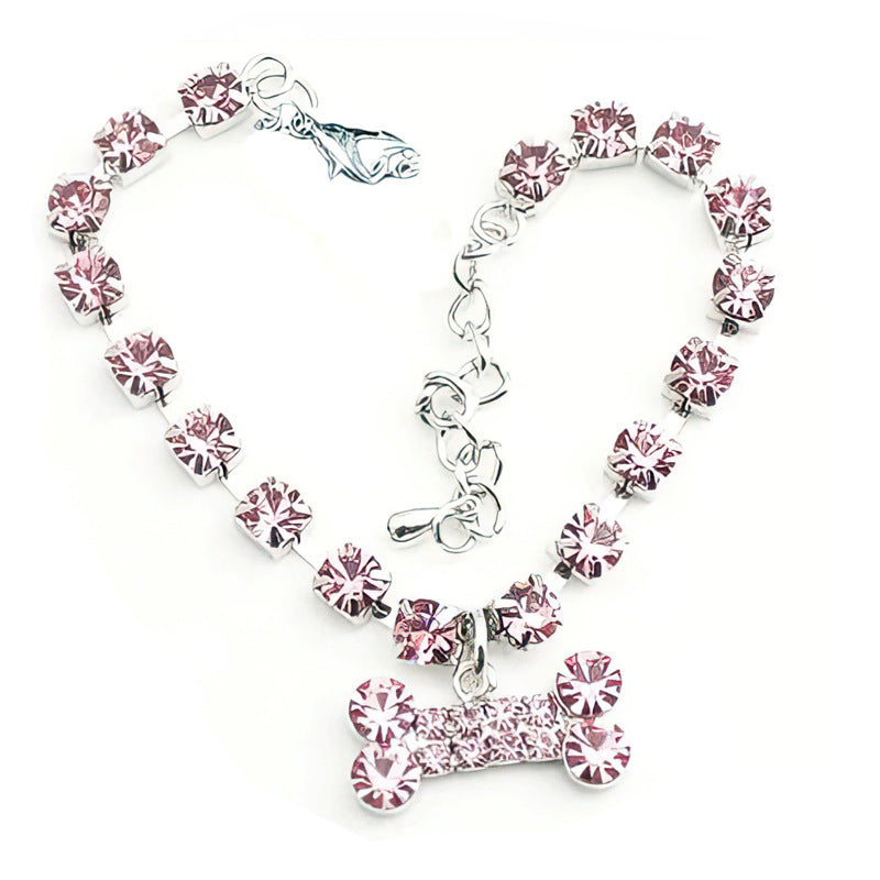 Pendentif en strass Collier en strass