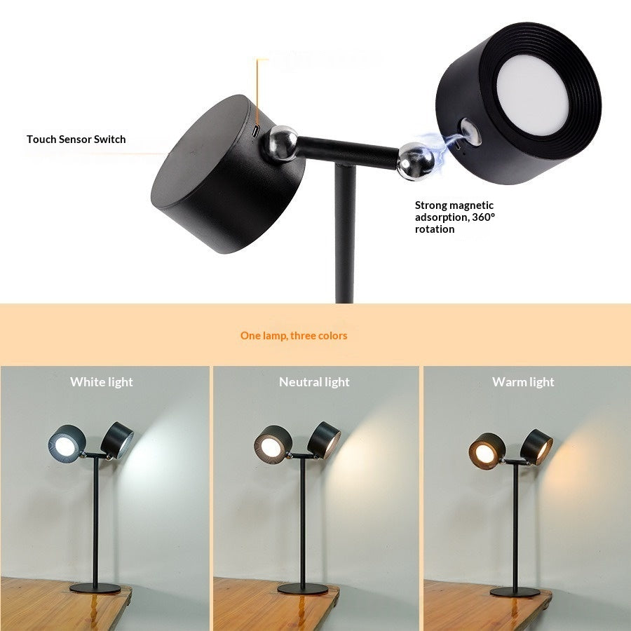 Lampe de bureau de charge LED lumière ambiante douce