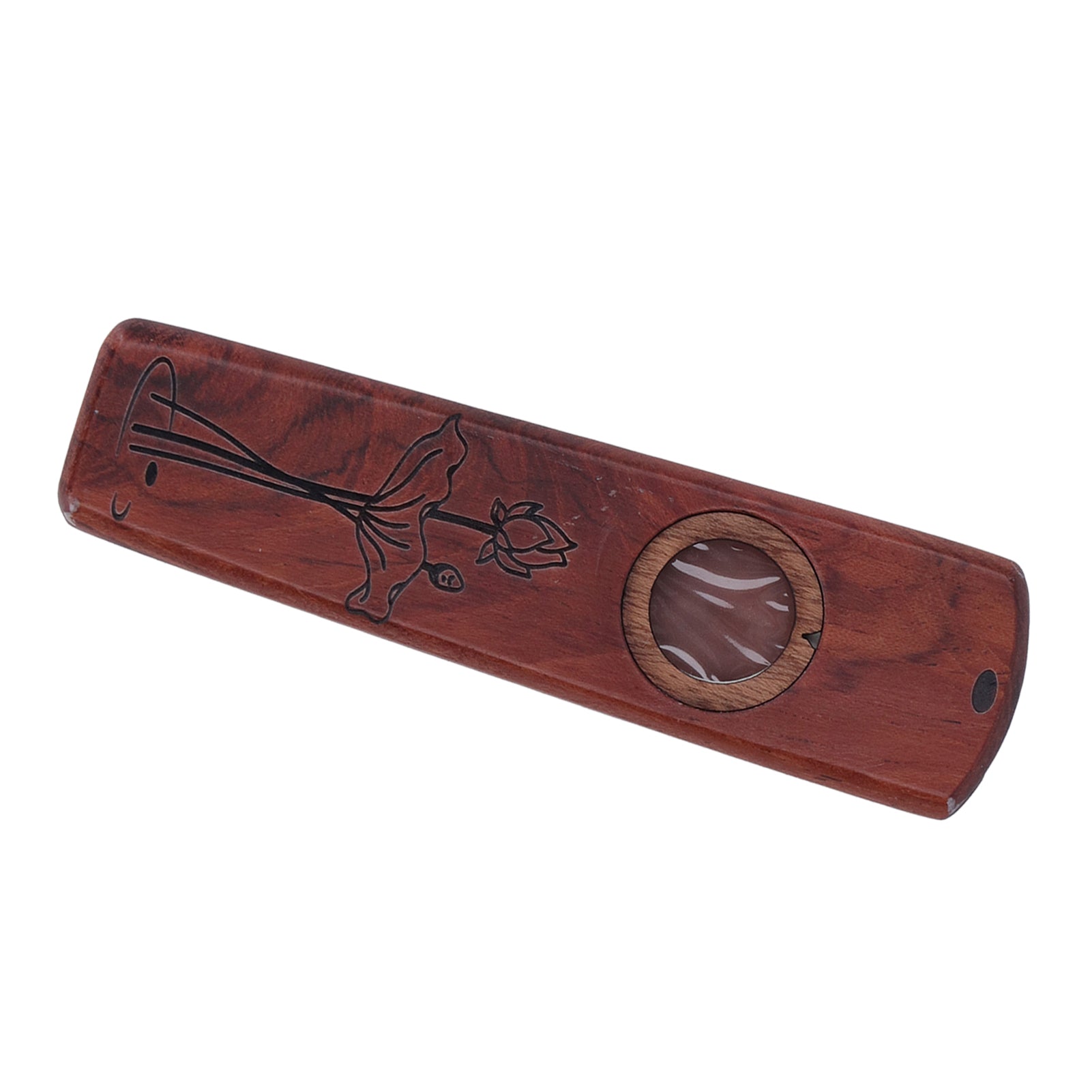 Flûte en bois Kazoo Joue en bois Guitare Ukulele Accompagnement Harmonica Diaphragme Vent Instrum