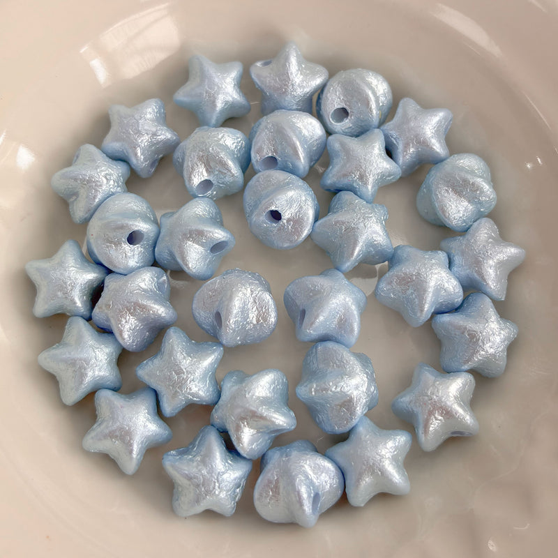 Perles en soie perles acryliques en forme de perles avec trou droit