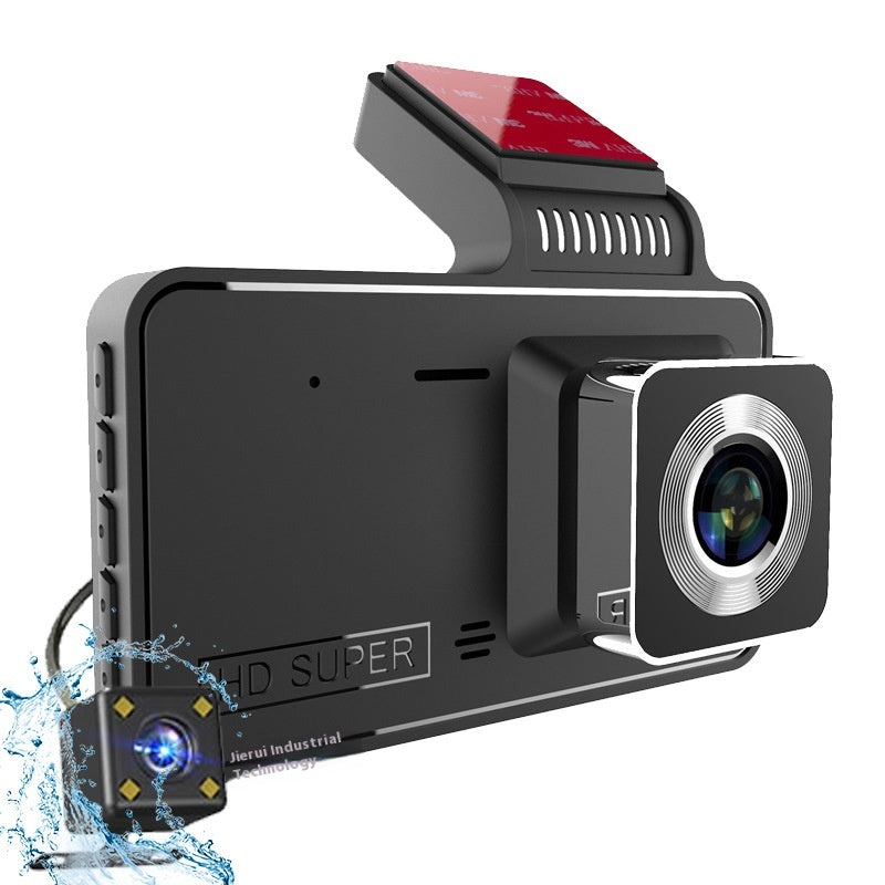 Enregistreur de conduite HD nuit Vision double objectif caché 4 pouces