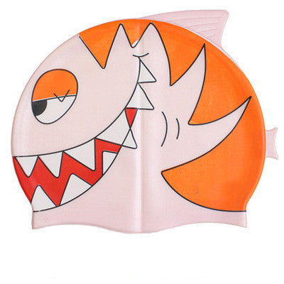 Silicone Cap de natation pour enfants Cute Caricature