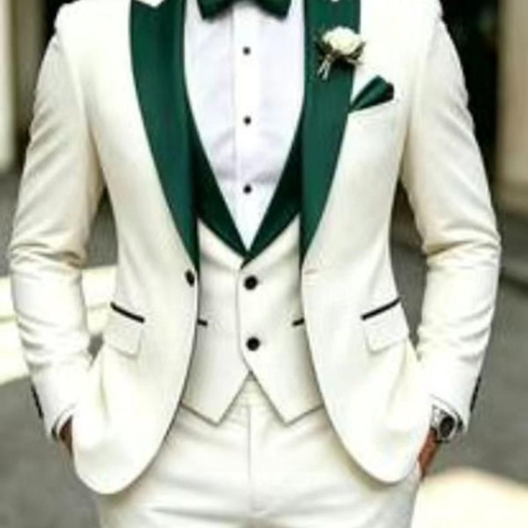 Mens Business Formel Casual Tri-Piece Suit