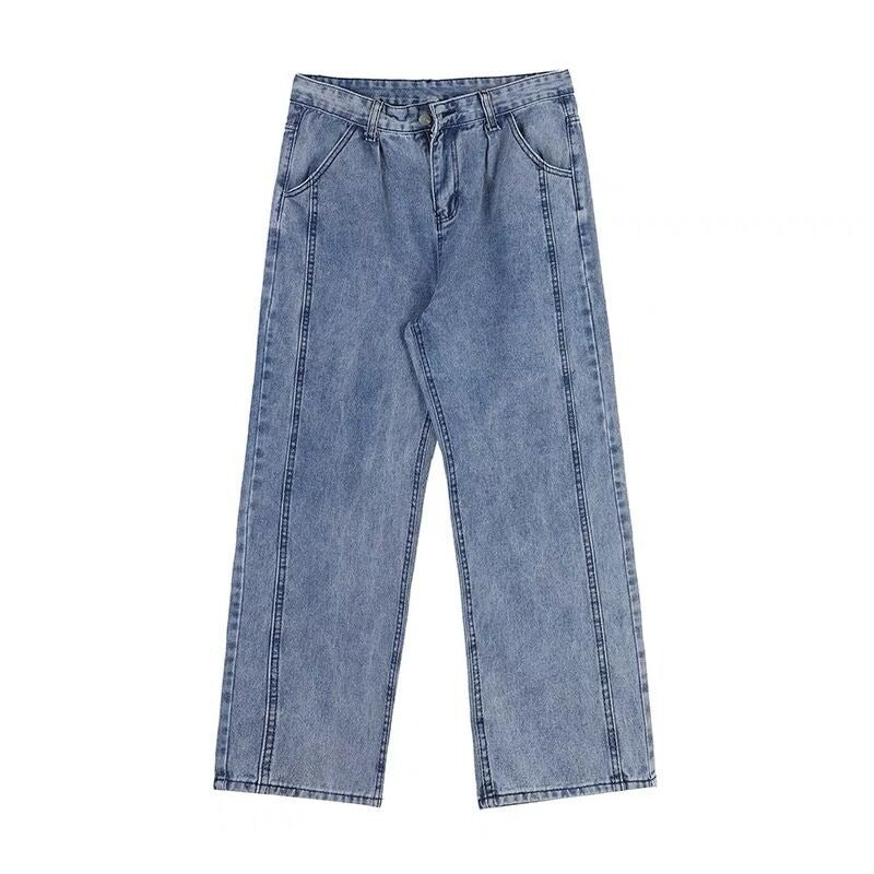 Jeans en Denim Lavés pour le printemps et l'automne