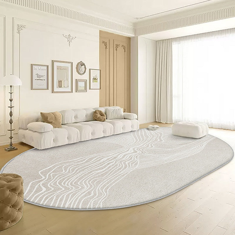 Simple salon Rug style crémeux étanche Et résistant aux taches et facile à utiliser