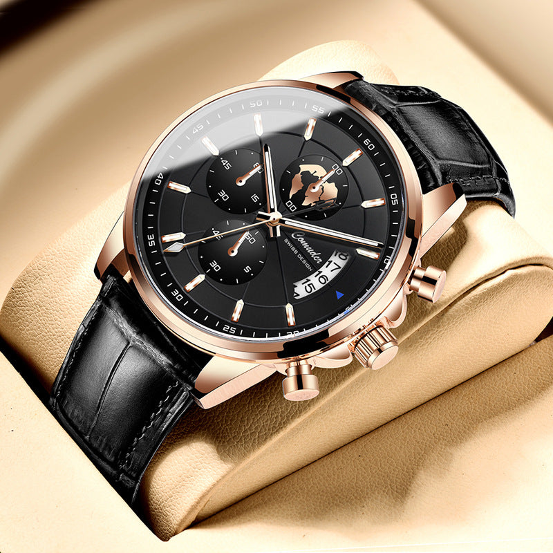 Montres Homme calendrier lumineux entièrement automatique étanche