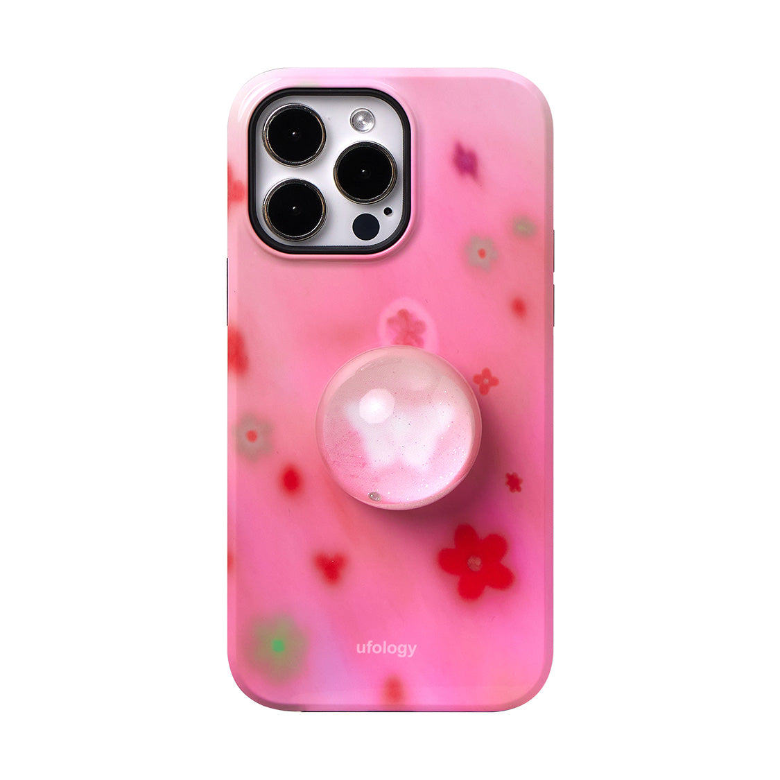 Étui de téléphone à sable à papillon