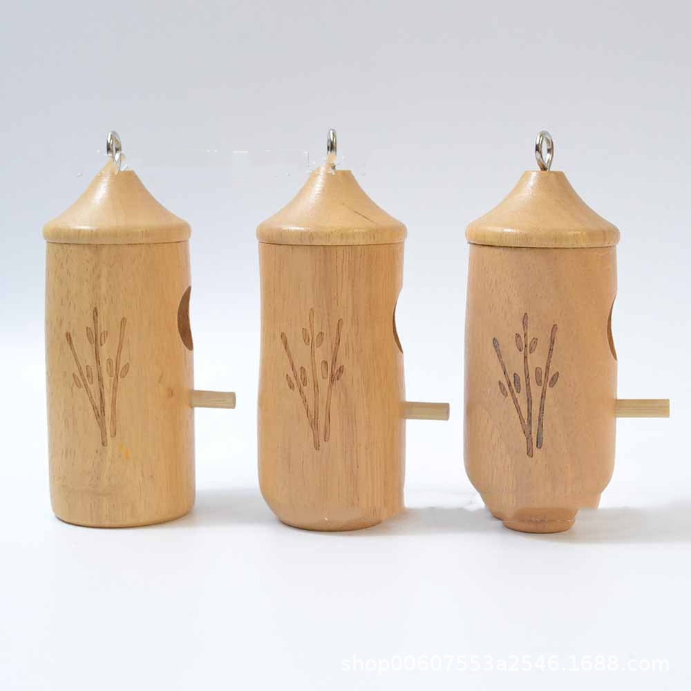 Cummingbird Suspension Oiseaux Nest House Craftwork en bois
