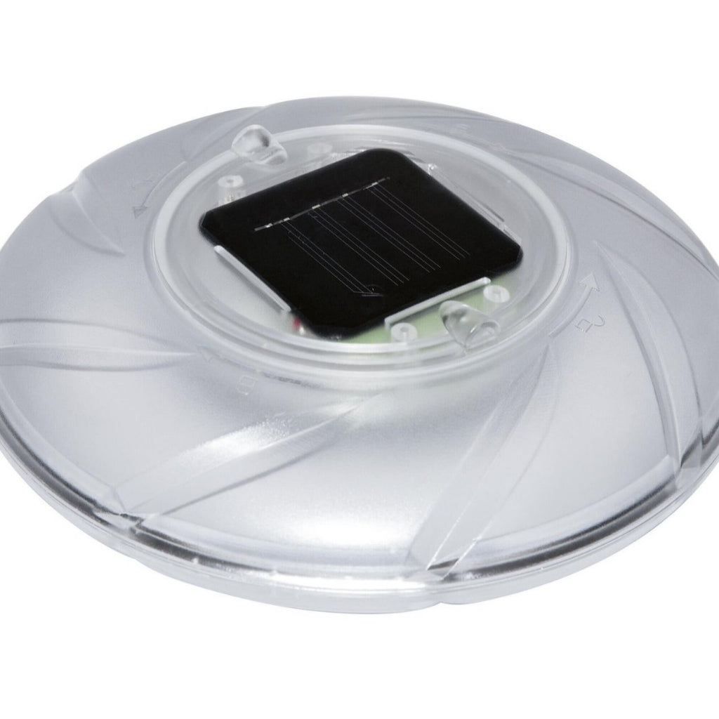 Éclairage extérieur de piscine flottante solaire