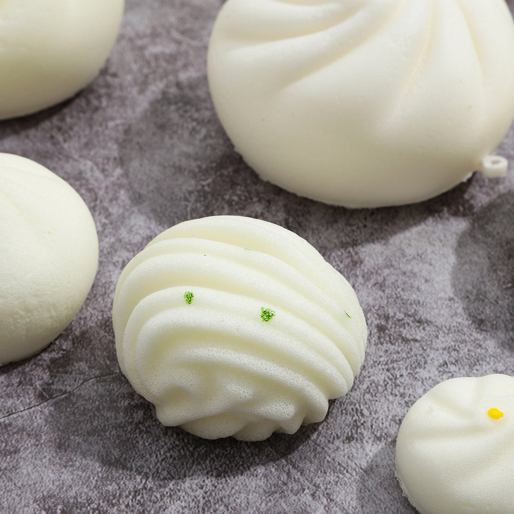 PU Simulation à rebound lent Bun Steamed Bun et Flower Roll Model Props
