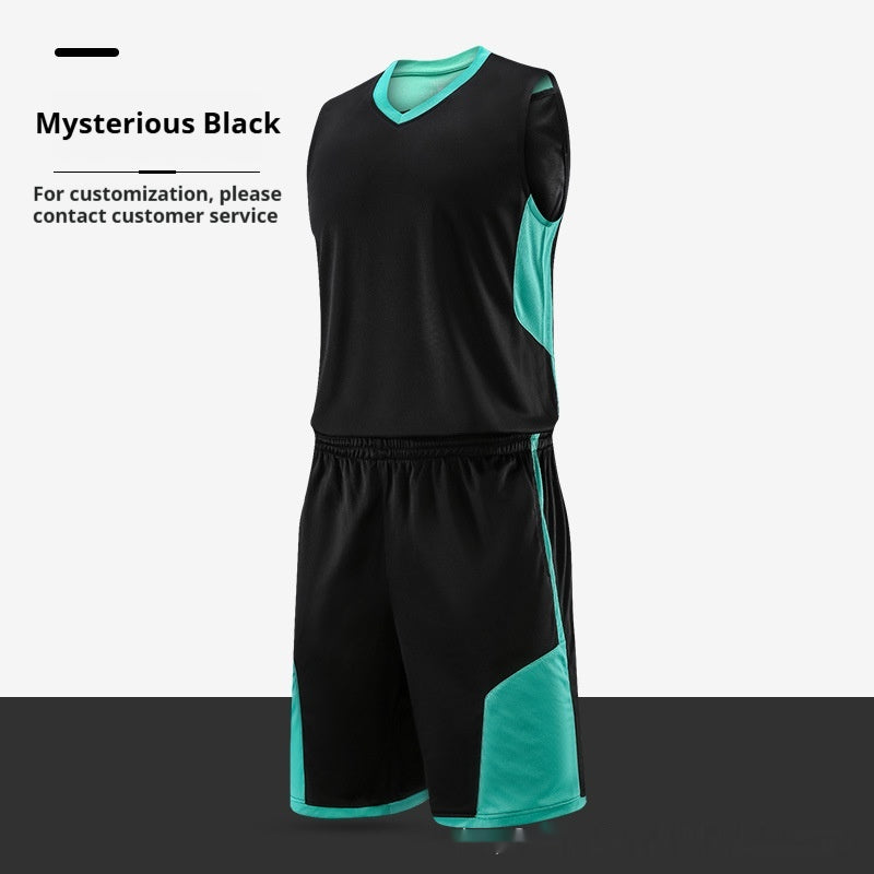 Basketball wear Suit Training Competition Team Uniform Team Vest Printed Breathable Sports