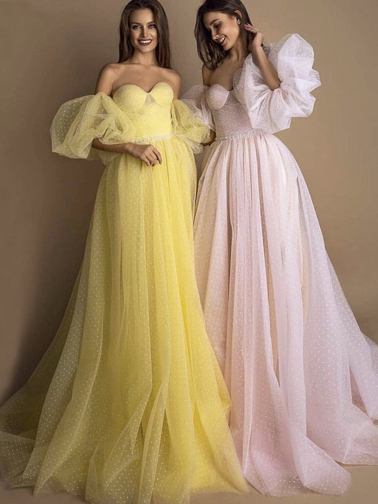 Le soir Tube Gown Top Retro Lanterne Fil de lumière