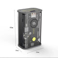Banque de puissance industrielle transparente créative 10000 mAh