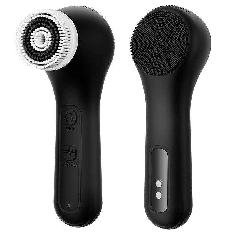 Dispositif multifonctionnel de nettoyage du visage en silicone avec fonction de massage vibrante