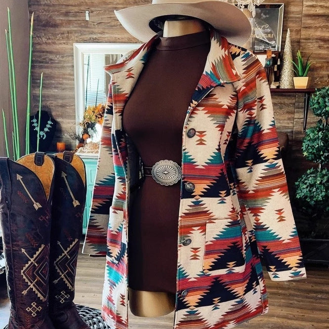 Cardigan à manches longues avec une impression numérique pour les filles