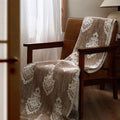 Couverture en coton tissée avec une Texture laine Couverture multifonctionnelle