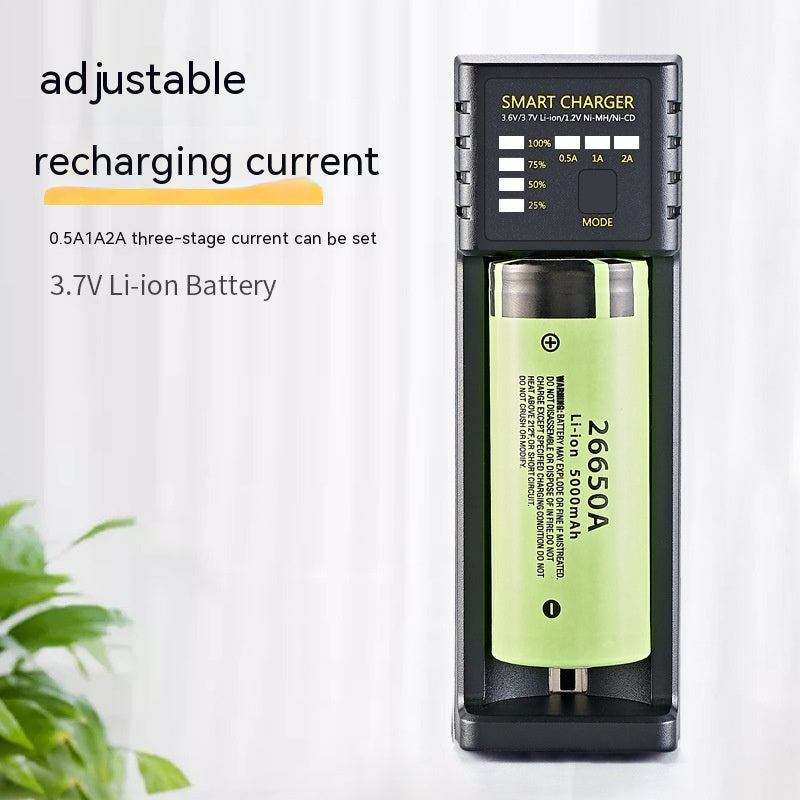 18650 Chargeur 4 Slot USB Lithium Ion 37V Batterie Aani-mh 12V Batterie à courant élevé 2A Charg