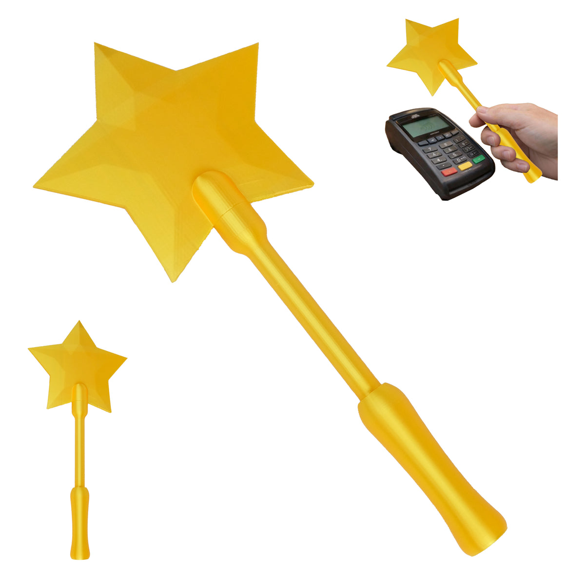 Porte-carte 3D imprimé Star Wand sans contact