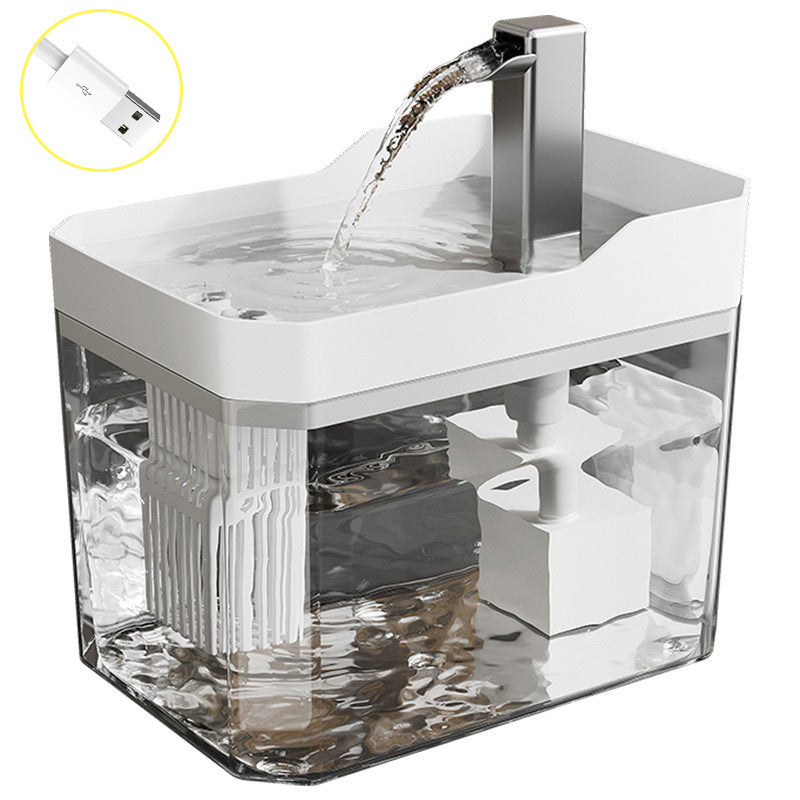 Fontaine d'eau de chat Filtration et alimentation automatique