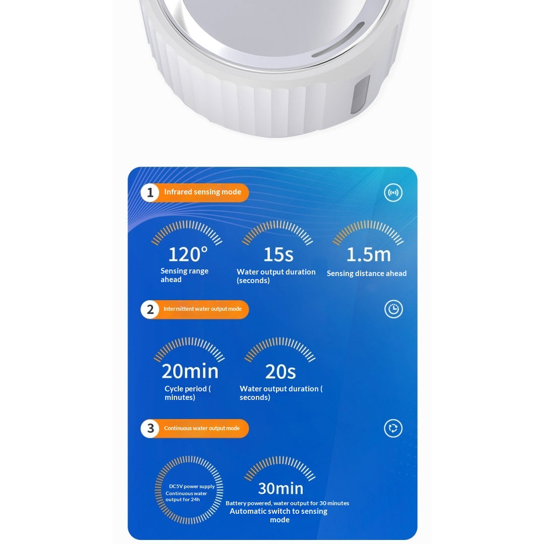Capteur de circulation automatique en acier inoxydable
