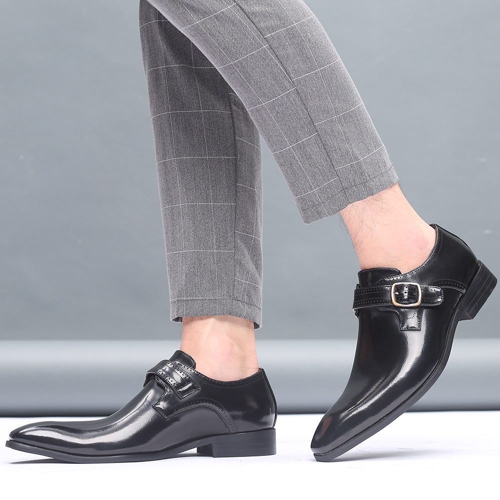 Chaussures en cuir pour hommes de forme professionnelle