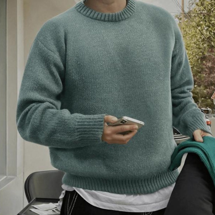 Tweater élégant et doux en tricot pour hommes