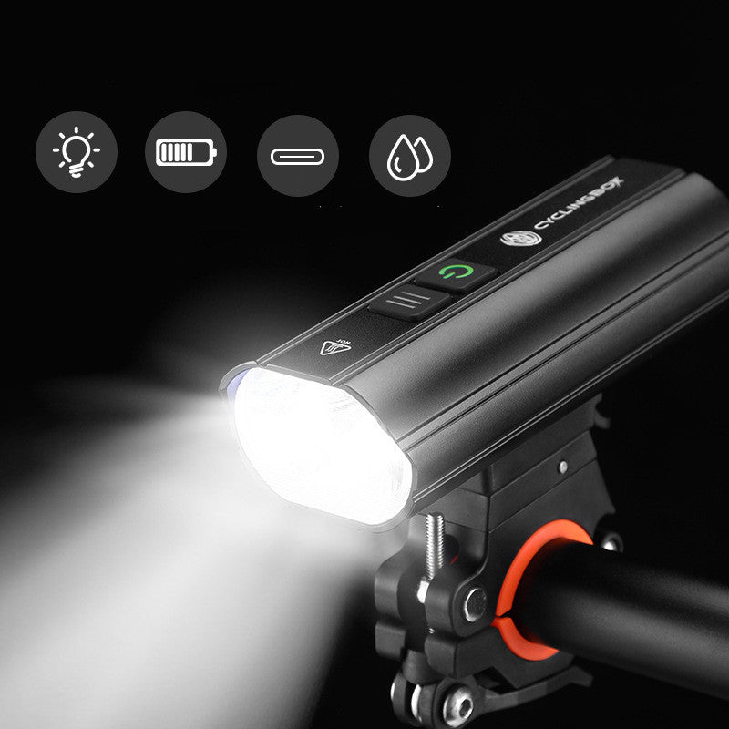 Vélo Light Mountain Bike Light 1800 Lumens Lampe de poche