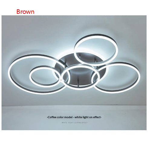 Salon LED lampe moderne éclairage Minimalist installations contemporaines