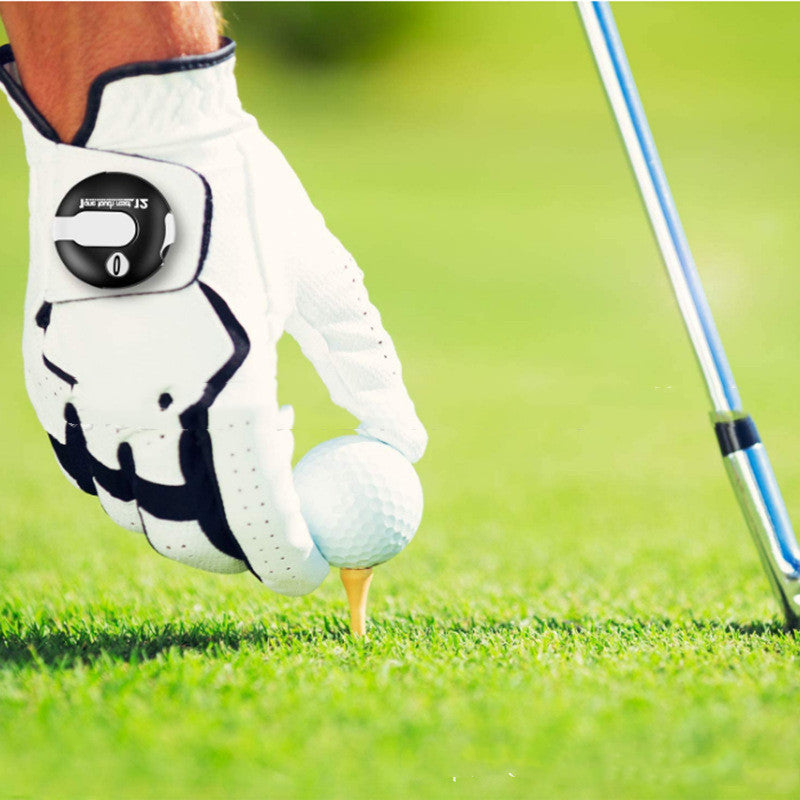 Round Golf Hat Clip Score Device Mini Score Stroke Counter