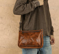 Sac transversal homme Grande capacité Sac à épaule simple Sac de transport occasionnel haut de gamme