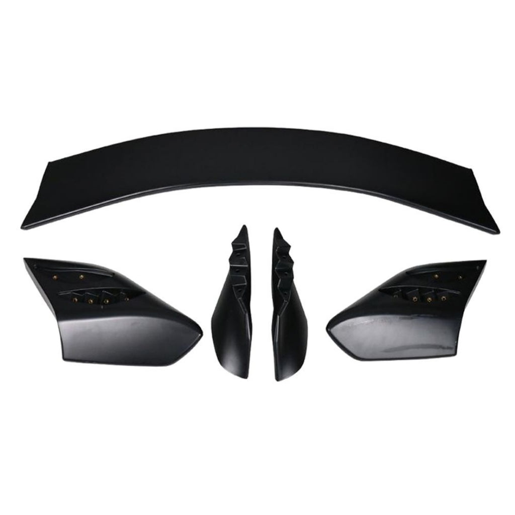 Convient 17-21 H Onda Civic X 10ème Type R Arrière Trunk Spoiler Wing Non peint noir ABS