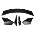 Convient 17-21 H Onda Civic X 10ème Type R Arrière Trunk Spoiler Wing Non peint noir ABS
